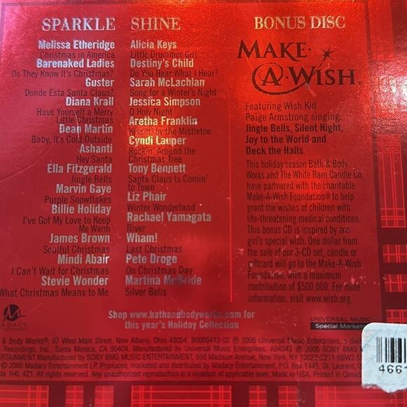 Vintage Bath & Body Works 2005 “The Perfect Christmas” Holiday Music CD - Picture 3 of 4